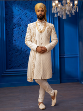 Load image into Gallery viewer, EMBROIDERED SHERWANI E1004