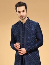 Load image into Gallery viewer, EMBROIDERED INDO WESTERN E1009