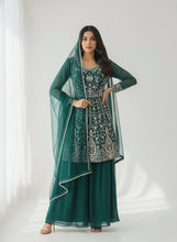 Load image into Gallery viewer, PEPLUM GHARARA SUIT