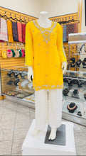 Load image into Gallery viewer, YELLOW EMBROIDERED TUNIC - TT1005