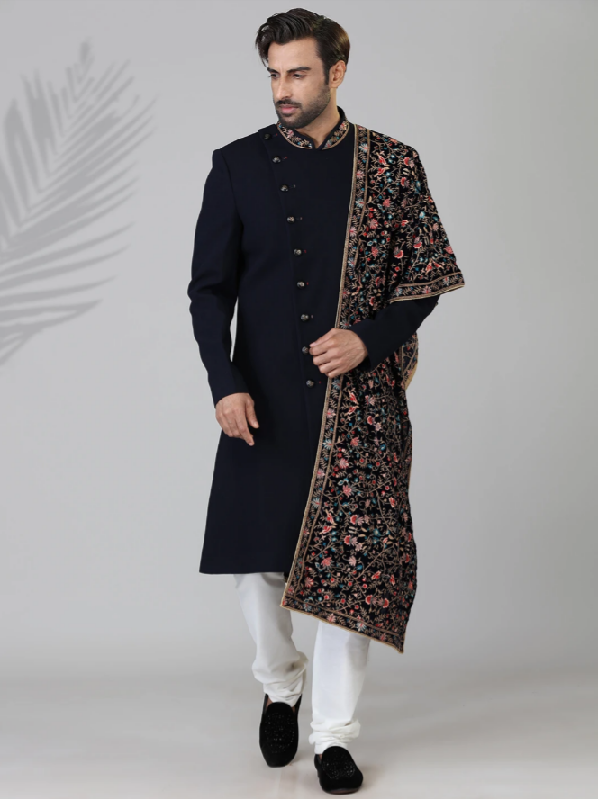 EMBROIDERED SHERWANI E1011