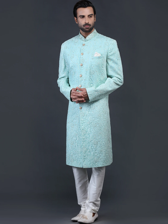 EMBROIDERED SHERWANI E1015