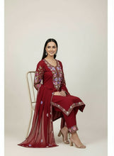 Load image into Gallery viewer, KASHMIRI EMBROIDERED SUIT - FW1009
