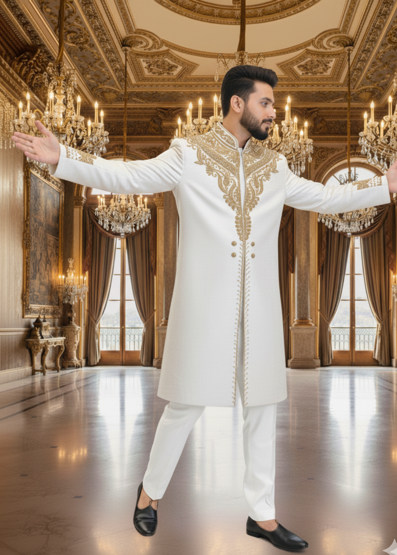 EMBROIDERED SHERWANI E1024