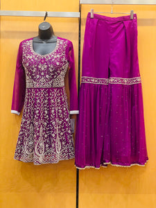 PEPLUM GHARARA SUIT