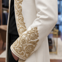 Load image into Gallery viewer, HAND EMBROIDERED WHITE SHERWANI - SHR1008
