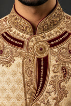 Load image into Gallery viewer, HAND EMBROIDERED GOLD SHERWANI - SHR1013

