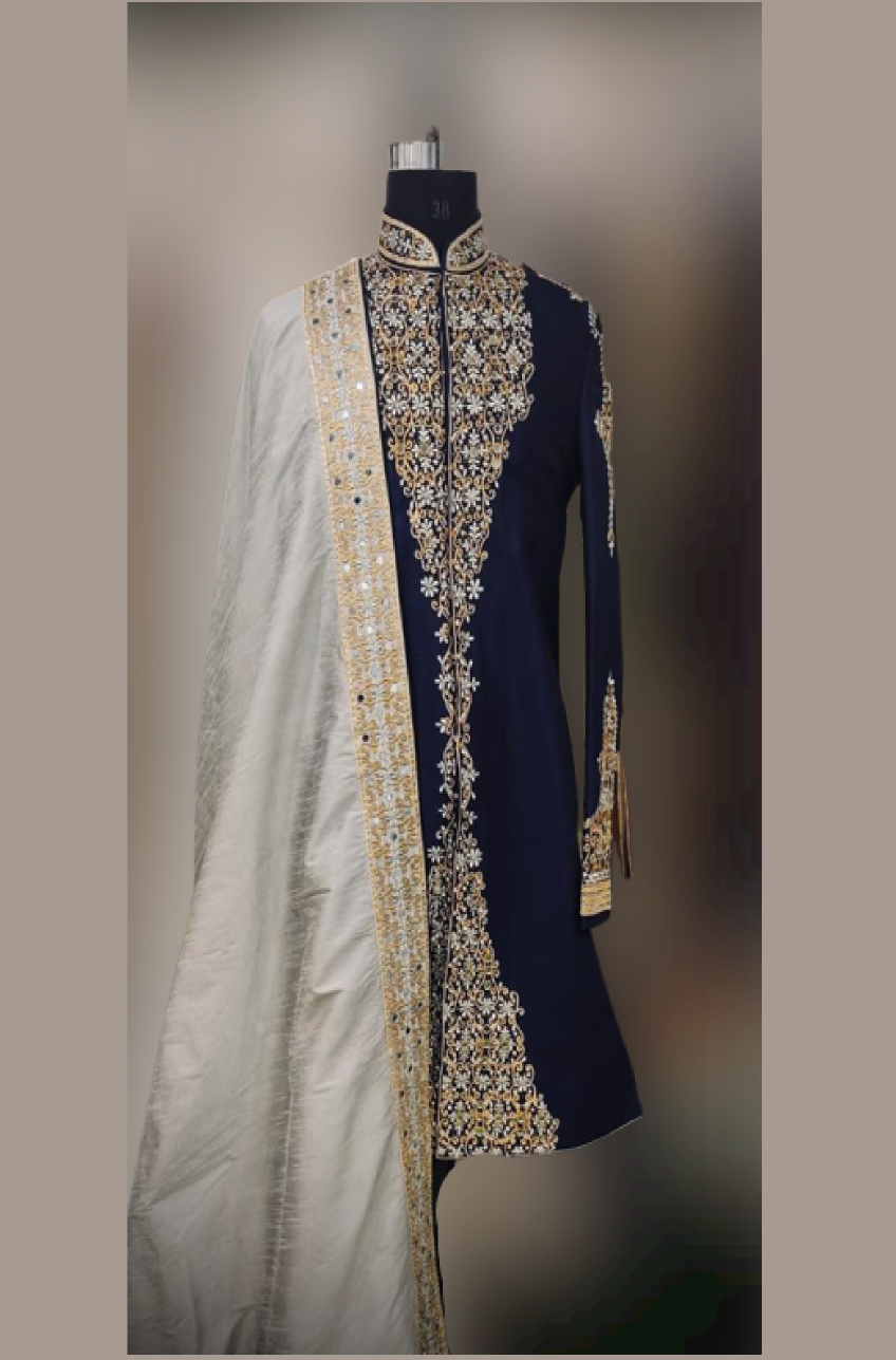 BROCADE SHERWANI 1037