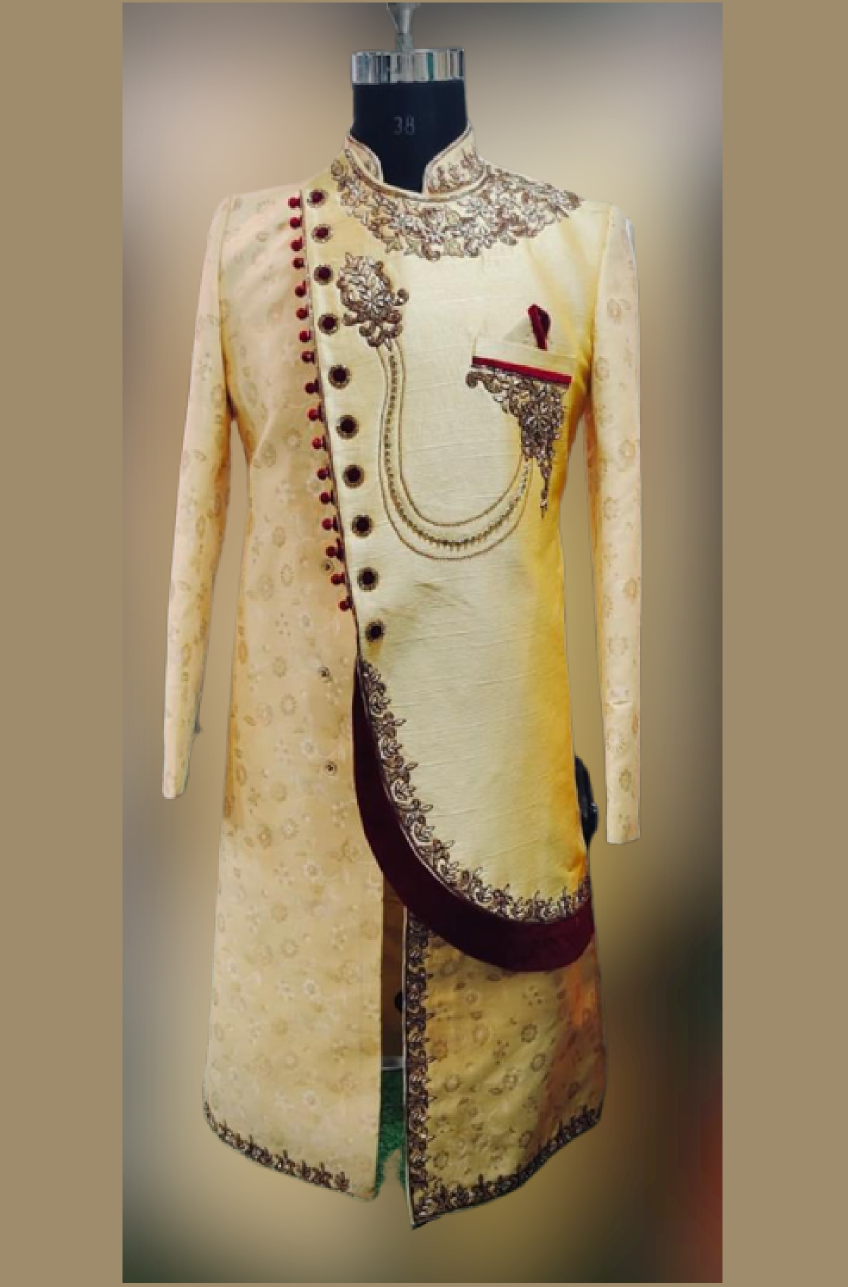 BROCADE SHERWANI 1041