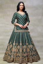 Load image into Gallery viewer, DORI EMBROIDERED RECEPTION LEHENGA
