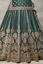 Load image into Gallery viewer, DORI EMBROIDERED RECEPTION LEHENGA
