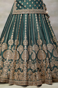 DORI EMBROIDERED RECEPTION LEHENGA