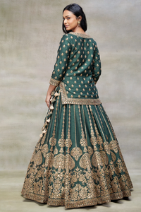 DORI EMBROIDERED RECEPTION LEHENGA