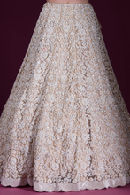 Load image into Gallery viewer, SEQUINS EMBROIDERED NET RECEPTION LEHENGA
